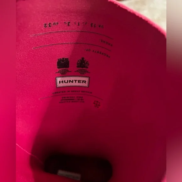 Hunter Kids Pink Boots - Picture 4 of 6